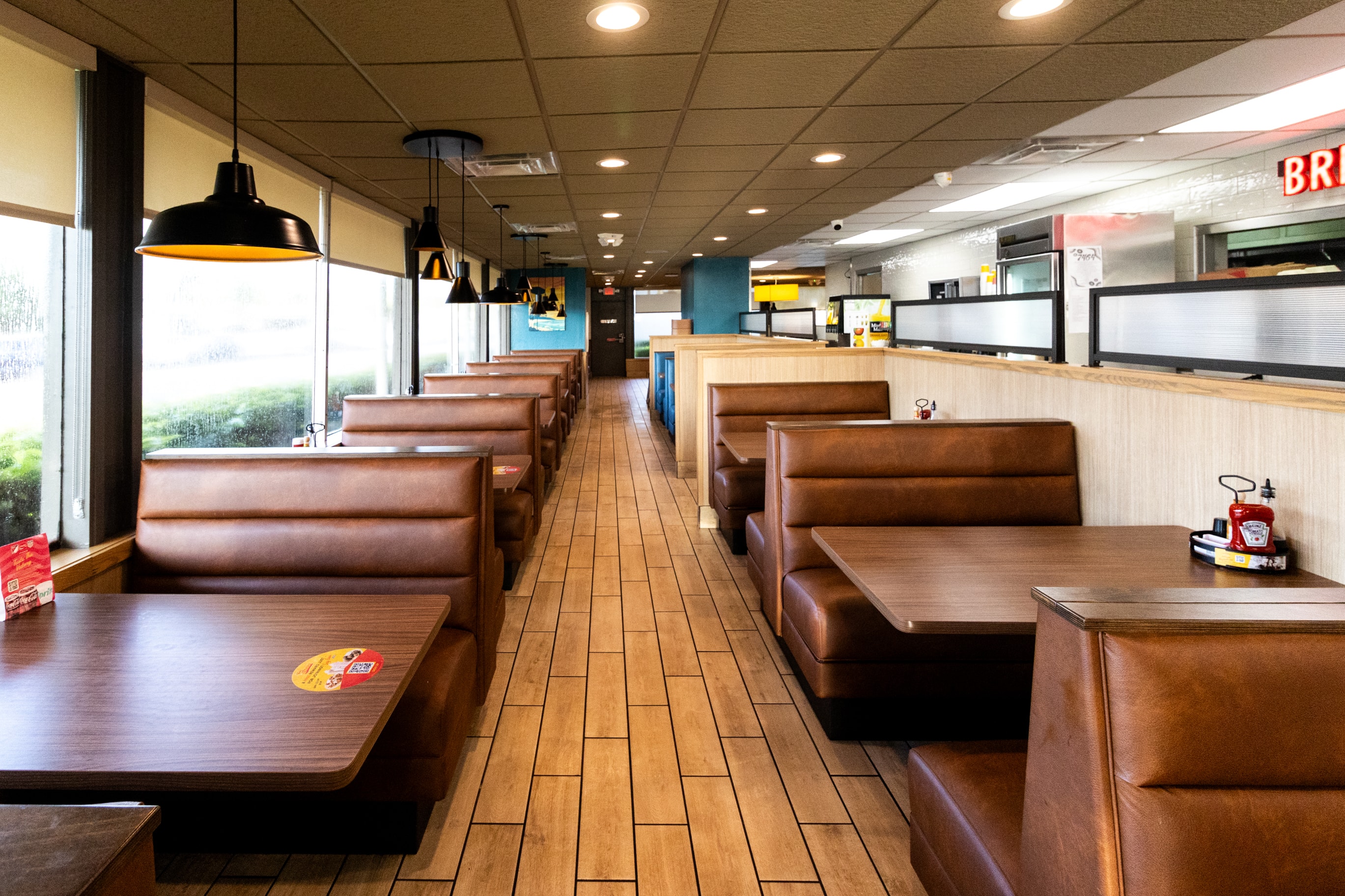 Denny's dining room art wall