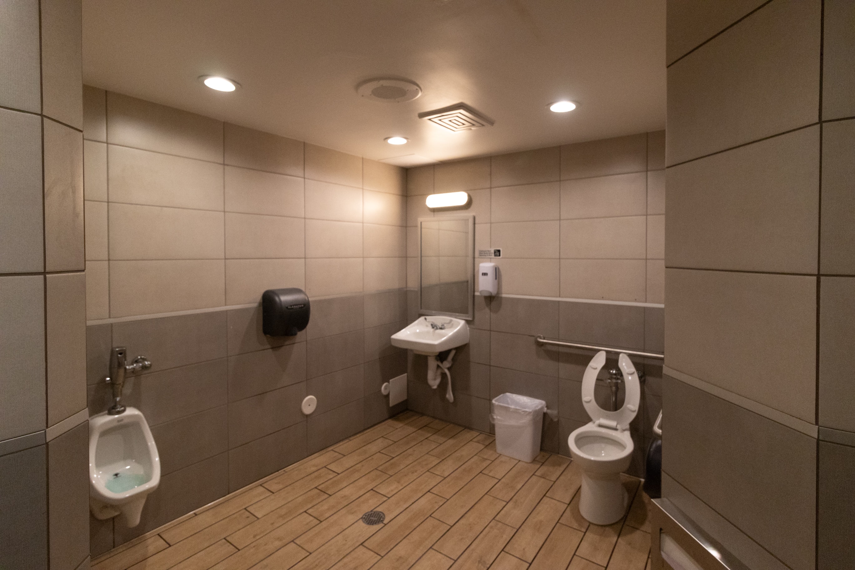 Denny's men's restroom
