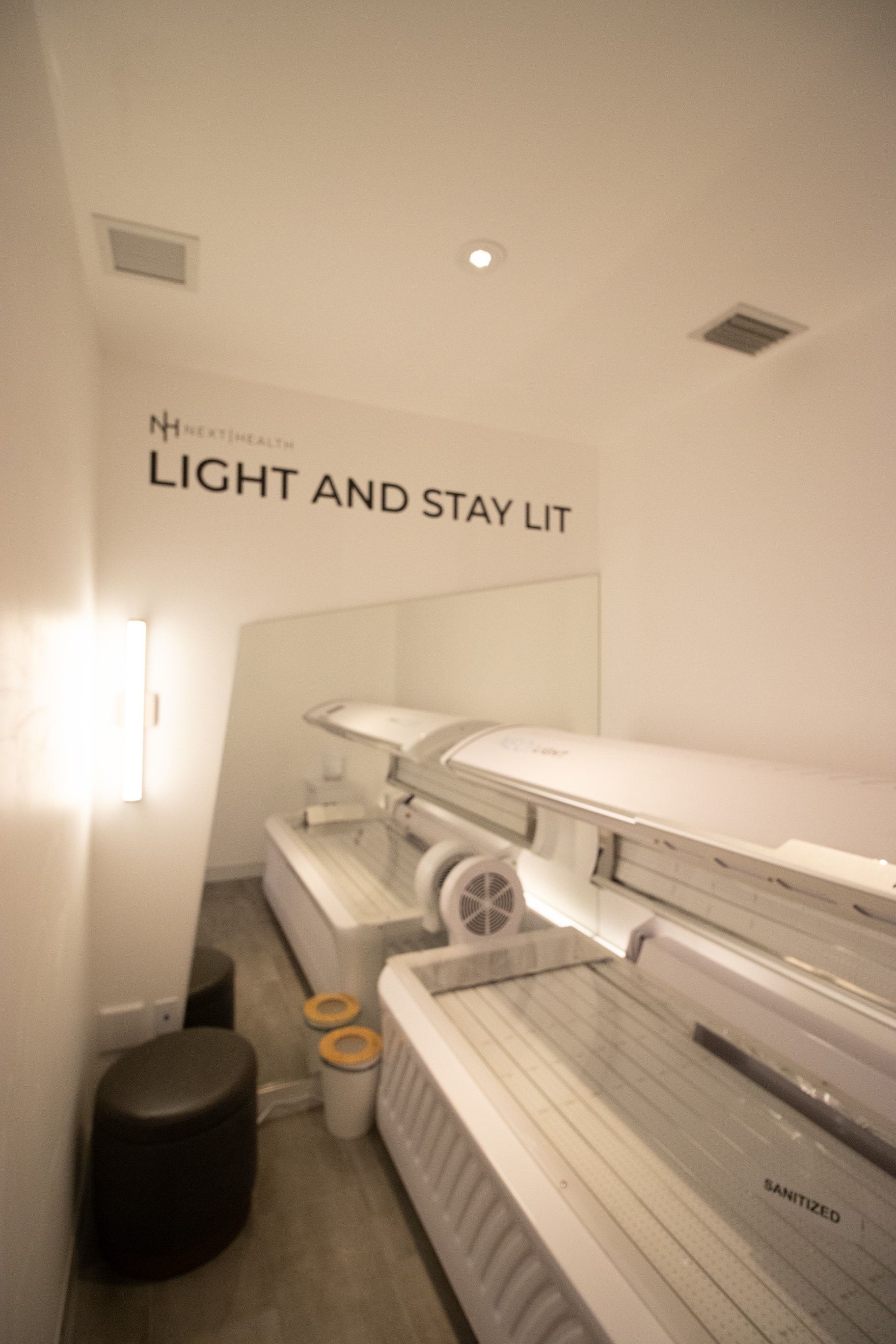 Next Health light therapy room