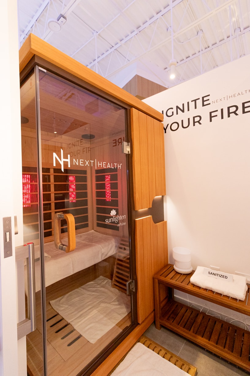 Next Health infrared sauna room
